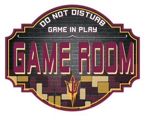 Arizona State Sun Devils Game Room Wood Tavern Sign -12"