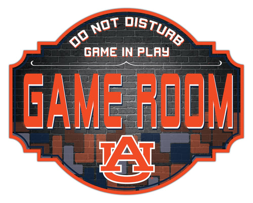 Auburn Tigers Game Room Wood Tavern Sign -12