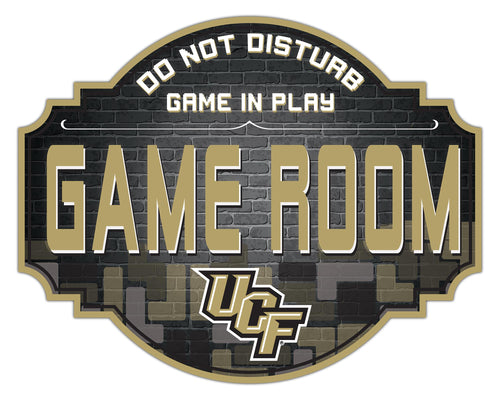 UCF Knights Game Room Wood Tavern Sign -12
