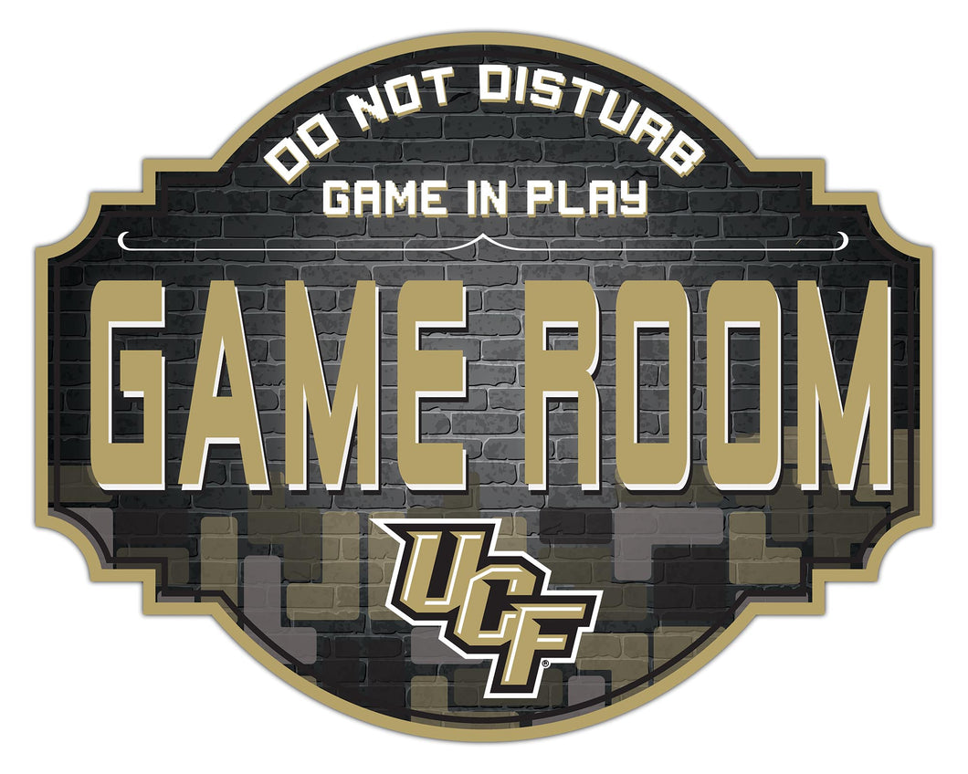 UCF Knights Game Room Wood Tavern Sign -12