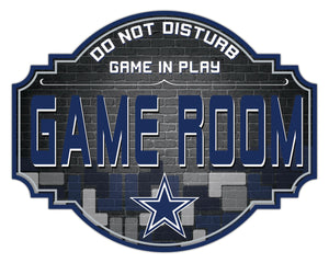 Dallas Cowboys Game Room Wood Tavern Sign -24"