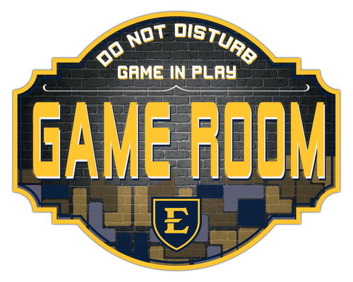 ETSU Buccaneers Game Room Wood Tavern Sign -12