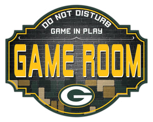 Green Bay Packers Game Room Wood Tavern Sign -12"