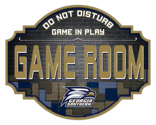 Georgia Southern Eagles Game Room Wood Tavern Sign -12