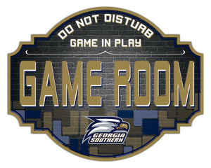 Georgia Southern Eagles Game Room Wood Tavern Sign -12"