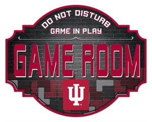Indiana Hoosiers Game Room Wood Tavern Sign -12"