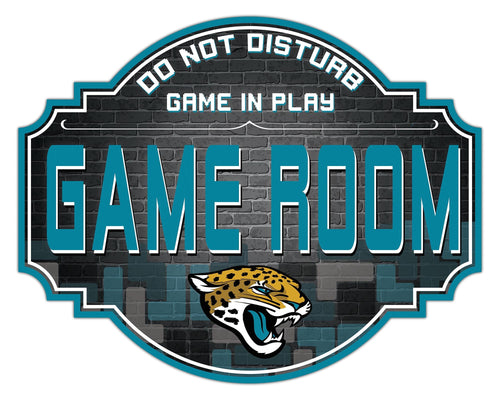 Jacksonville Jaguars Game Room Wood Tavern Sign -12