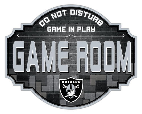 Las Vegas Raiders Game Room Wood Tavern Sign -24