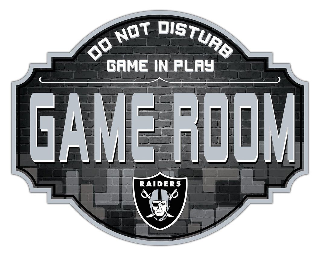 Las Vegas Raiders Game Room Wood Tavern Sign -24