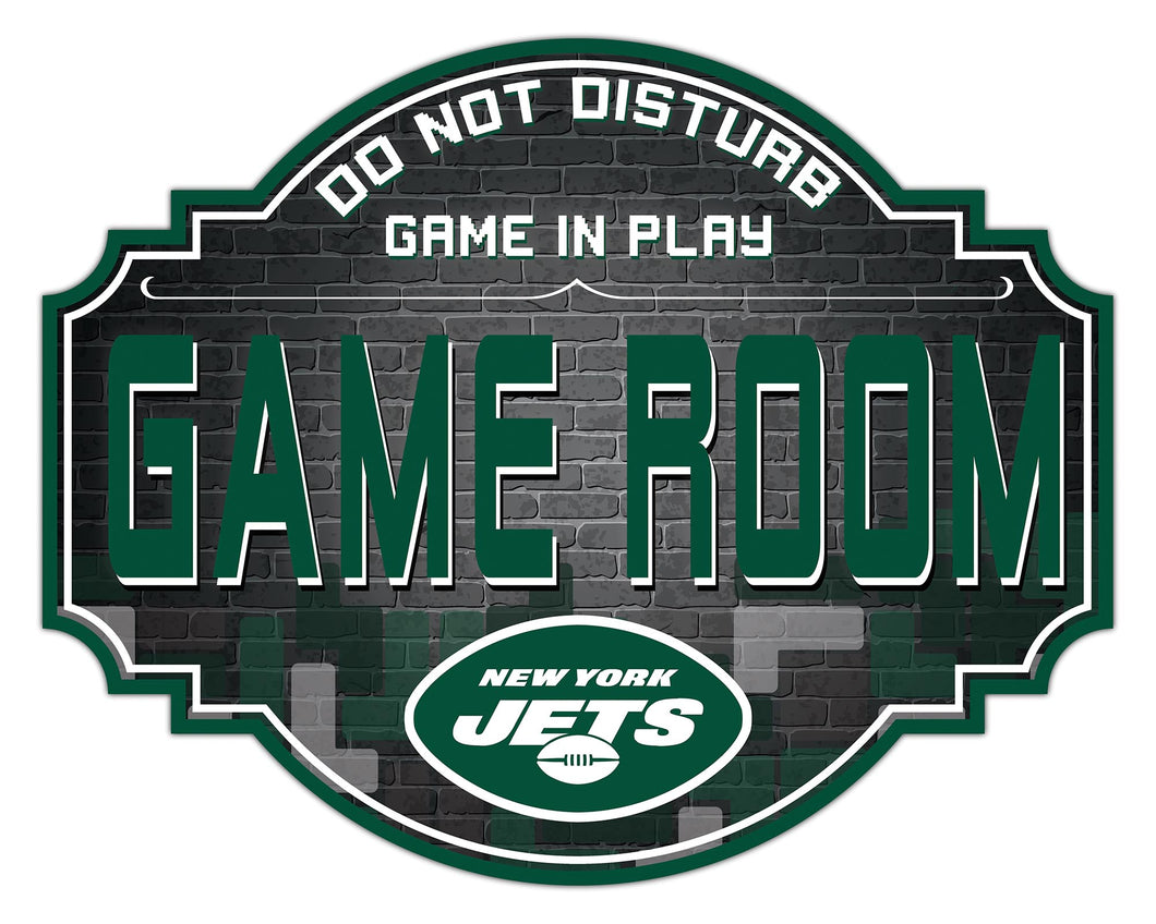 New York Jets Game Room Wood Tavern Sign -24