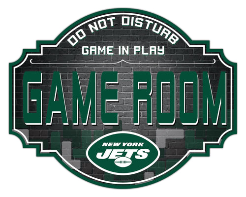 New York Jets Game Room Wood Tavern Sign -12