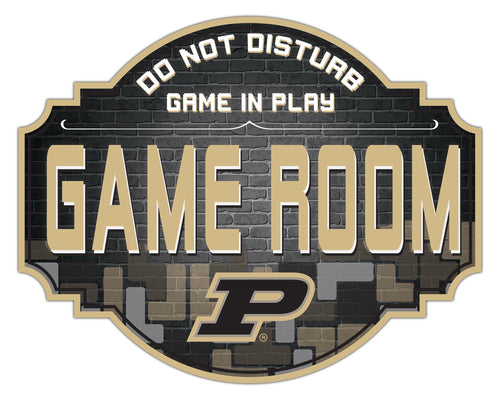 Purdue Boilermakers Game Room Wood Tavern Sign -12