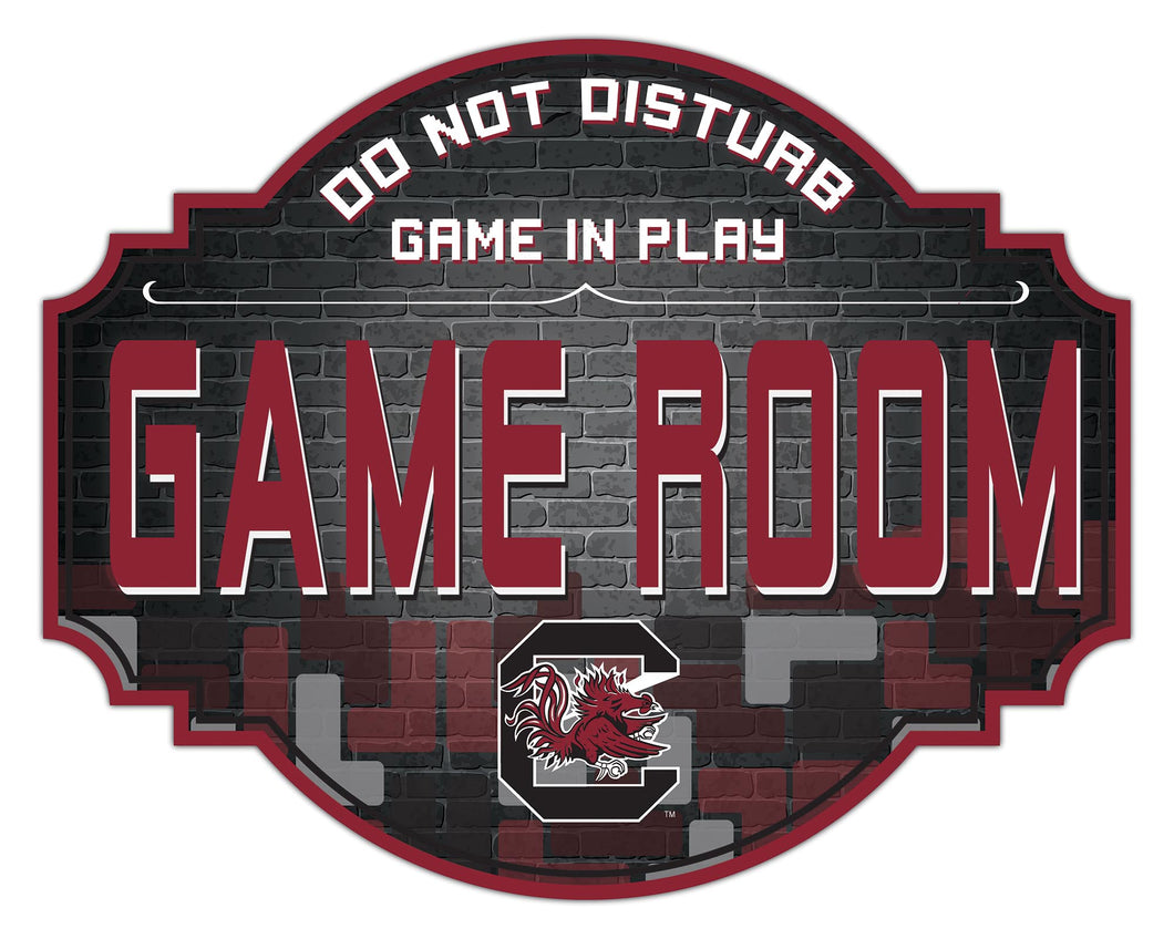 South Carolina Gamecocks Game Room Wood Tavern Sign -12
