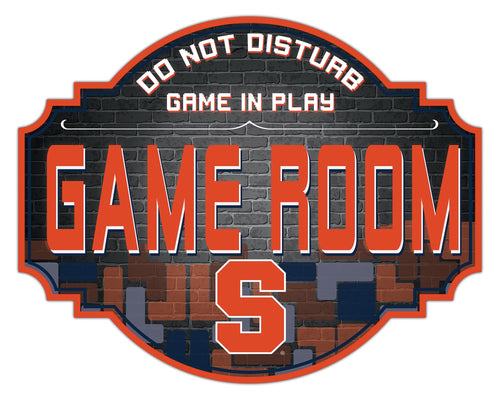 Syracuse Orange Game Room Wood Tavern Sign -12