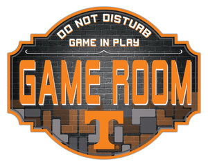 Tennessee Volunteers Game Room Wood Tavern Sign -12"