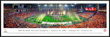 Football memorabilia Alabama framed 2015 National Champions panorama from Sports Fanz