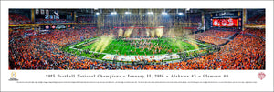 Football memorabilia Alabama unframed 2015 National Champions panorama from Sports Fanz