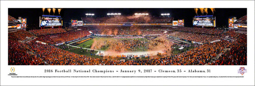 Clemson Tigers 2017 CFP National Championship Panoramic Picture