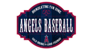 Los Angeles Angels Homegating Wood Tavern Sign -12"