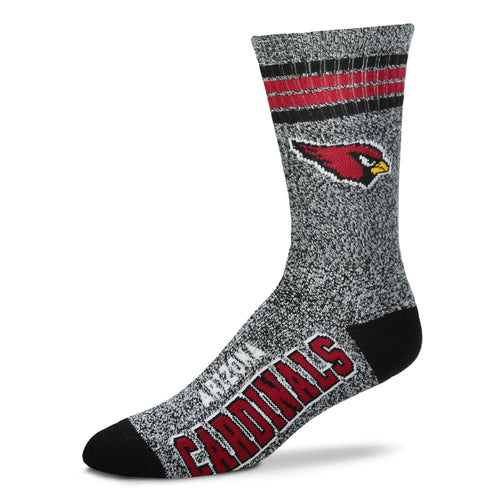 Arizona Cardinals - Marbled 4 Stripe Deuce Socks
