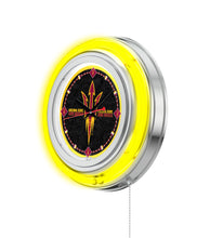Arizona State Sun Devils Double Neon Wall Clock - 15 "