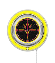 Arizona State Sun Devils Double Neon Wall Clock - 15 "