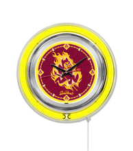 Arizona State Sun Devils Sparky Double Neon Wall Clock - 15 "
