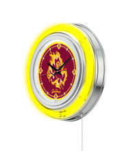 Arizona State Sun Devils Sparky Double Neon Wall Clock - 15 "