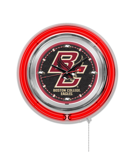 Boston College Eagles Double Neon Wall Clock - 15 