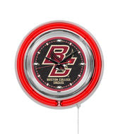 Boston College Eagles Double Neon Wall Clock - 15 "