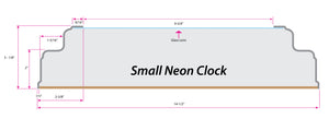 Alabama Crimson Tide Script A Double Neon Wall Clock - 15 "