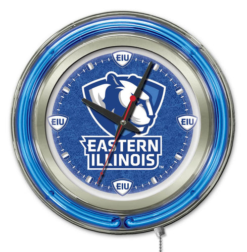 Eastern Illinois Panthers Double Neon Wall Clock - 15 