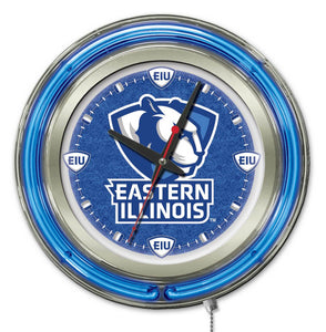 Eastern Illinois Panthers Double Neon Wall Clock - 15 "