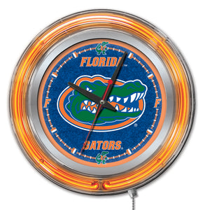 Florida Gators Double Neon Wall Clock - 15 "
