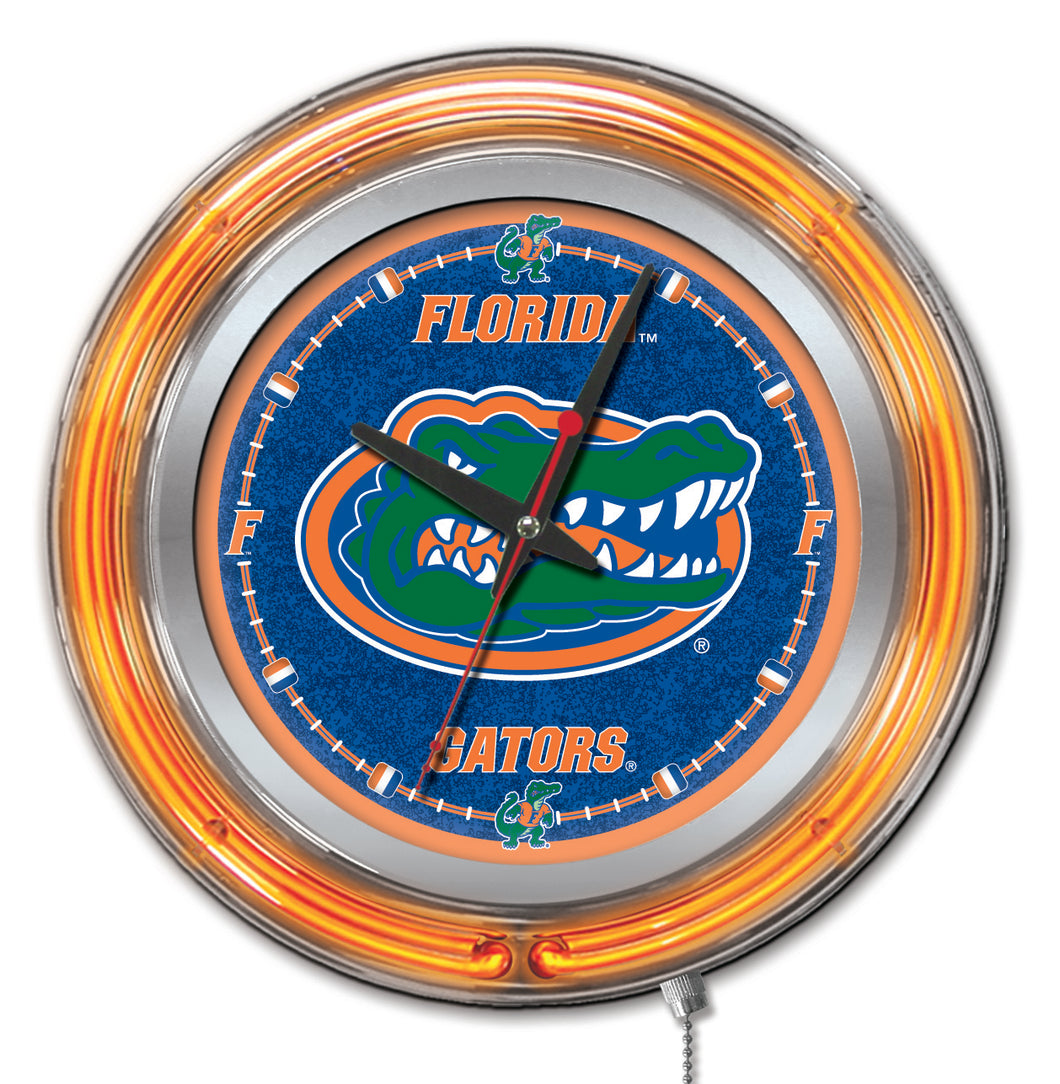 Florida Gators Double Neon Wall Clock - 15 