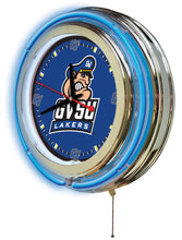 Grand Valley State Lakers Double Neon Wall Clock - 15"