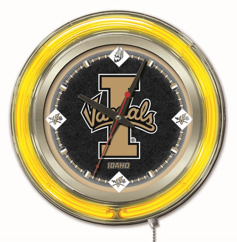 Idaho Vandals Double Neon Wall Clock - 15 
