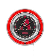 Arizona Diamondbacks Double Neon Wall Clock - 15"