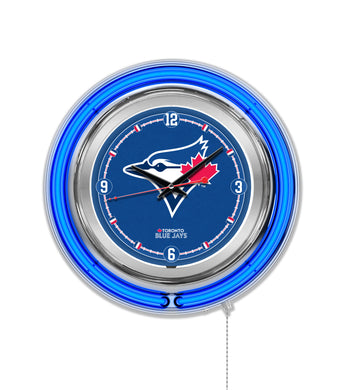 Toronto Blue Jays Double Neon Wall Clock - 15
