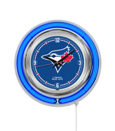Toronto Blue Jays Double Neon Wall Clock - 15"