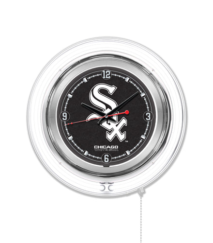 Chicago White Sox Double Neon Wall Clock - 15