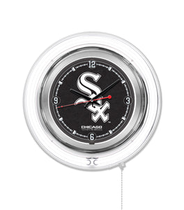 Chicago White Sox Double Neon Wall Clock - 15"