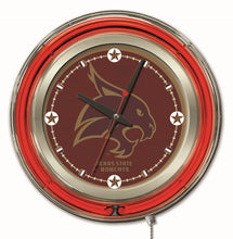 Texas State Bobcats Double Neon Wall Clock - 15 "