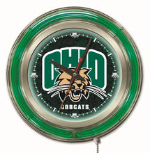 Ohio Bobcats Double Neon Wall Clock - 15 "