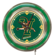 Vermont Catamounts Double Neon Wall Clock - 15 "