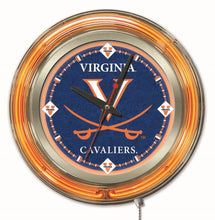 Virginia Cavaliers Double Neon Wall Clock - 15 "