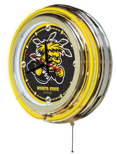 Wichita State Shockers Double Neon Wall Clock - 15"