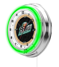 Bemidji State Beavers Double Neon Wall Clock - 15 "