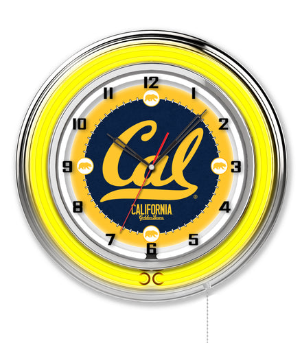 Cal Bears Double Neon Wall Clock - 19