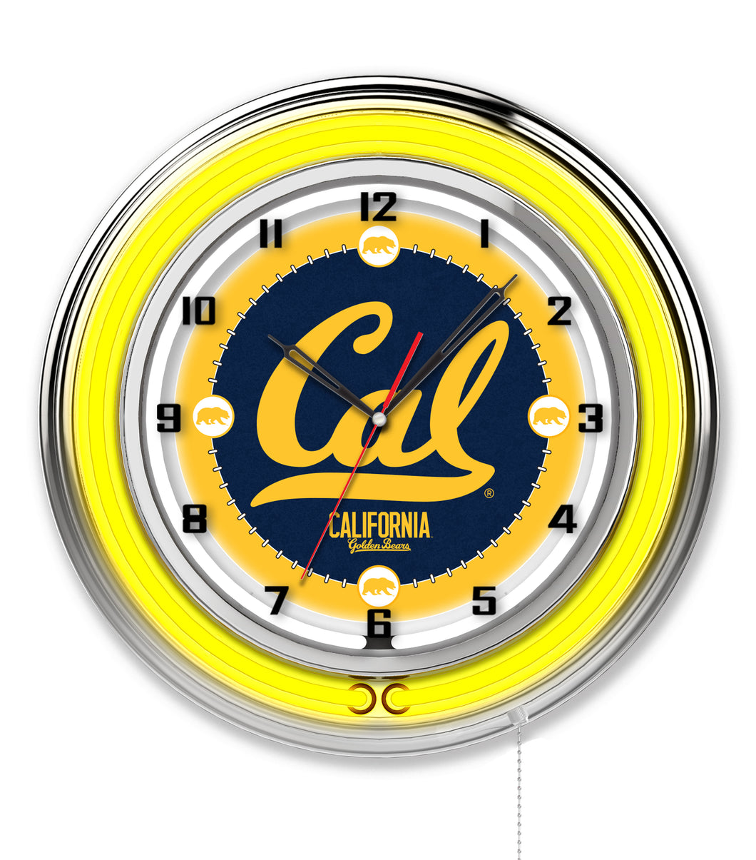 Cal Bears Double Neon Wall Clock - 19